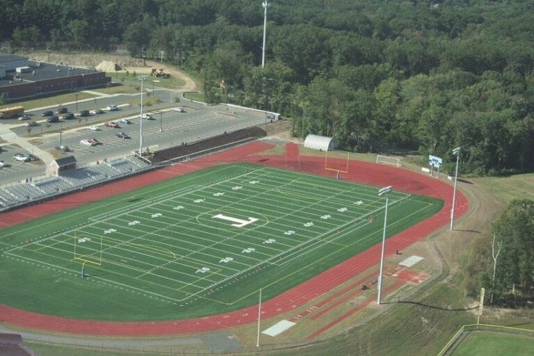 Tolland High School Atheltic Field Aerial - BSC Group